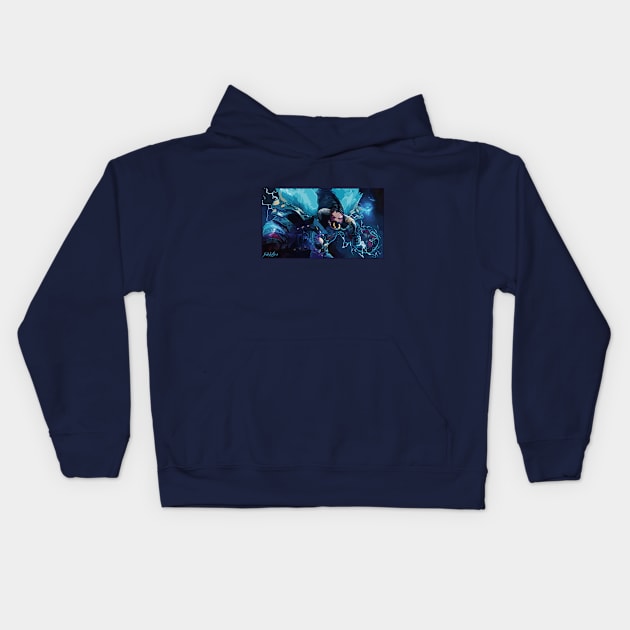 Tauren shaman Kids Hoodie by IamValkyrie